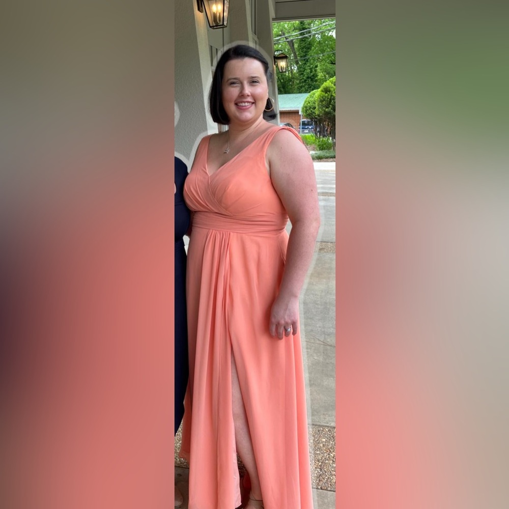 Azazie Karina Bridesmaid Dress Sunset